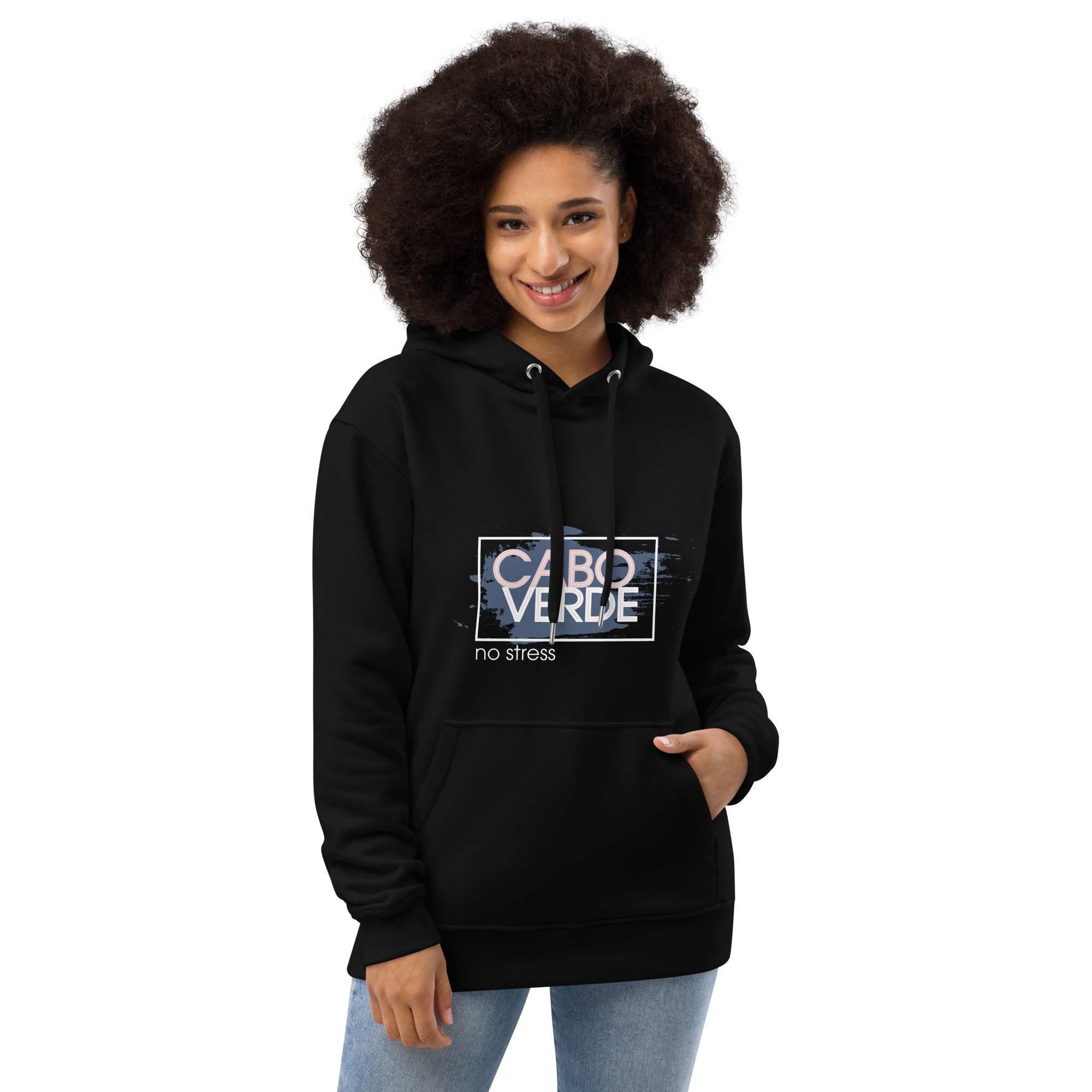 CABO VERDE HOODIE – ECO HOODIE BLACK – Bild 9