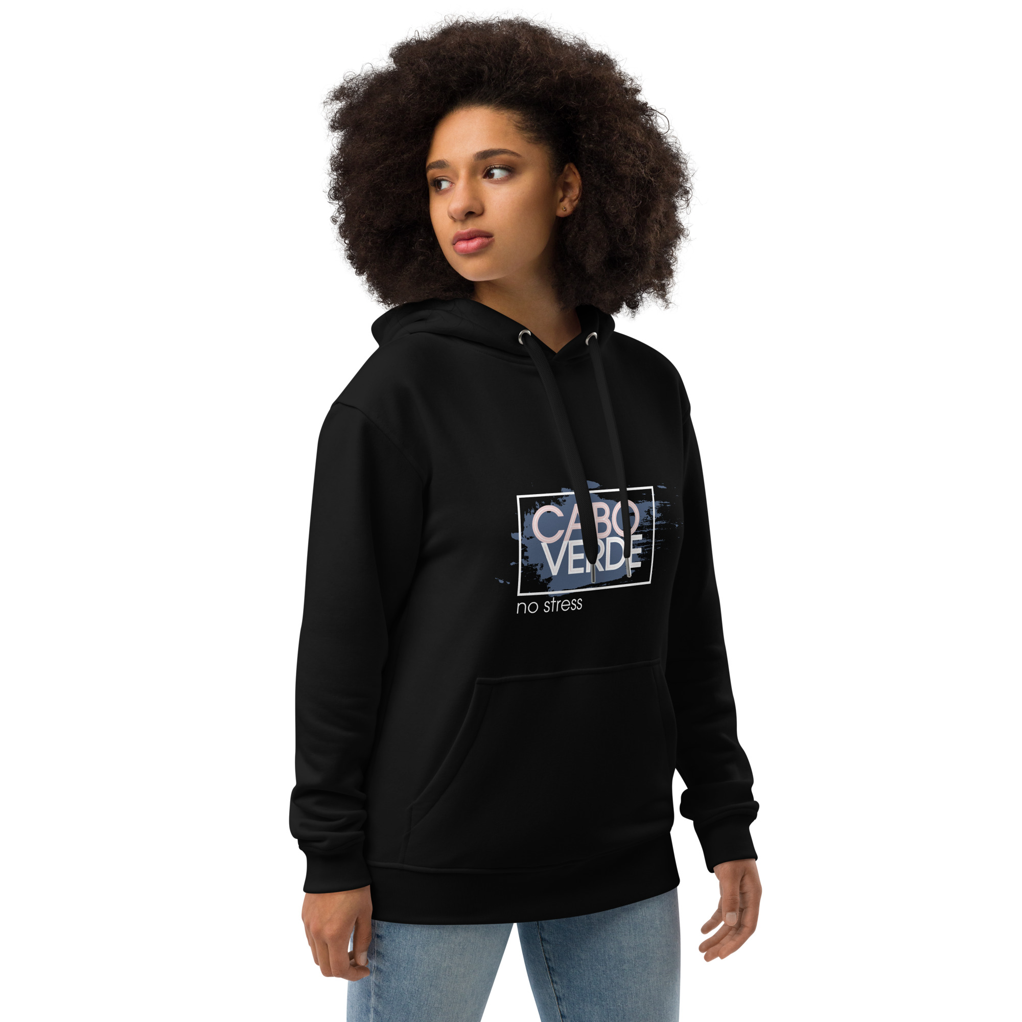 CABO VERDE HOODIE – ECO HOODIE BLACK – Bild 4