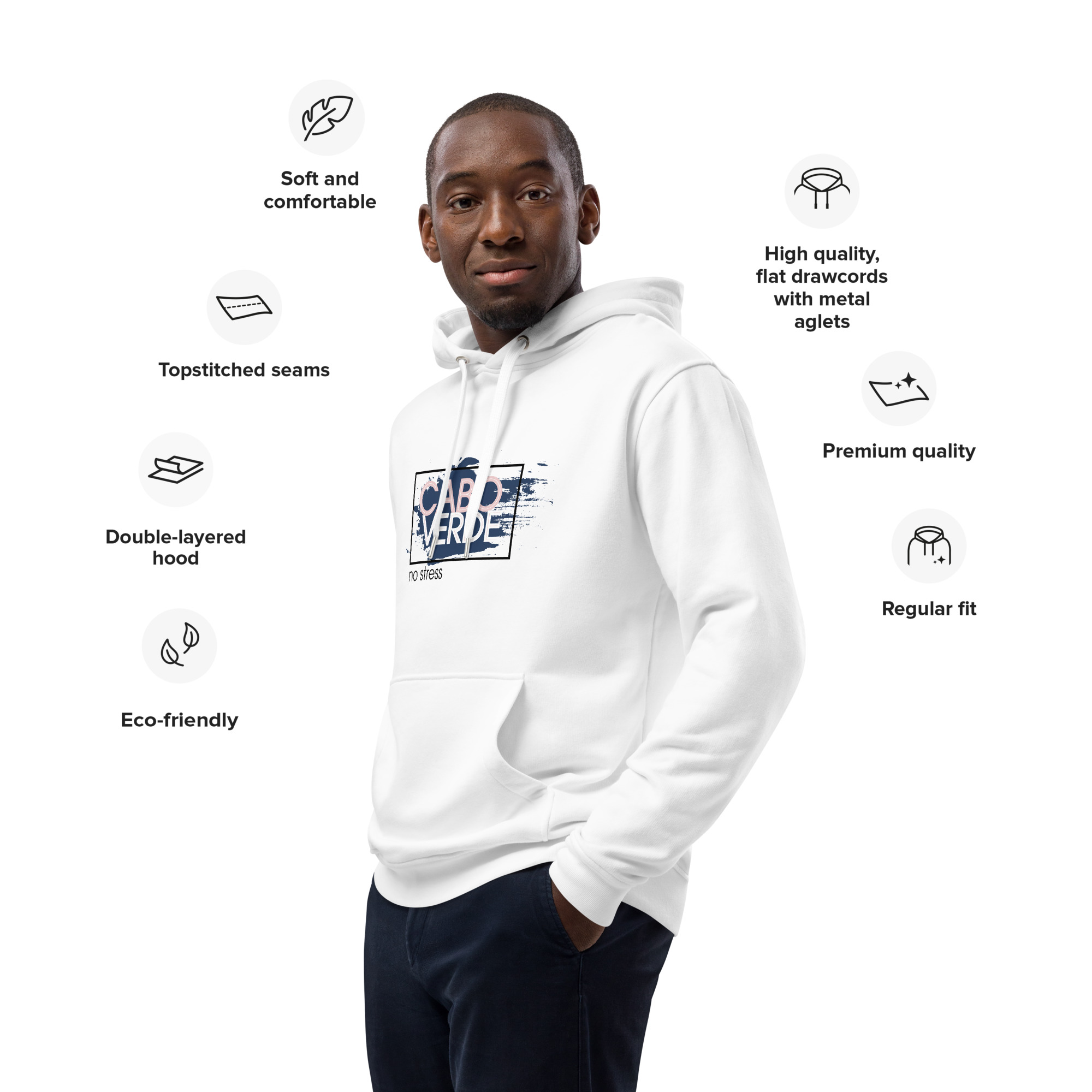 CABO VERDE HOODIE - ECO HOODIE Kapverden