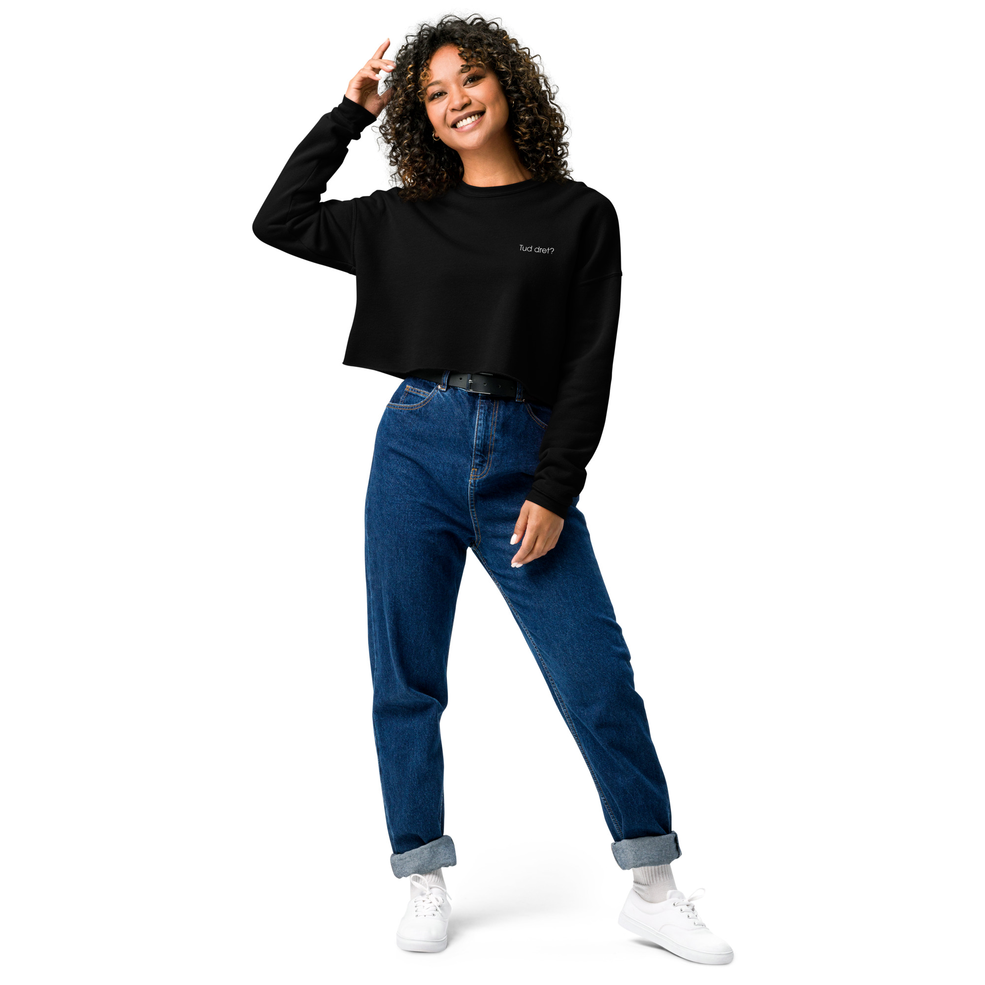 Crop Sweatshirt Kapverden - Tud dret-front-67c5a4b07351b
