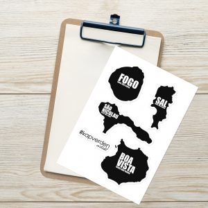 Inseln - Sticker Kapverden